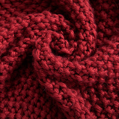 Wine Red Icelandic Wool Blanket: Cozy Elegance for Every Season