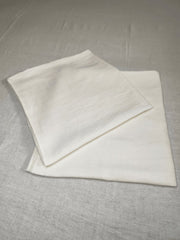 Creamy White Linen Pillowcase Set (2 pieces) - Linen pillowcase, Pillowcase set - FlaxLin Eco Textiles