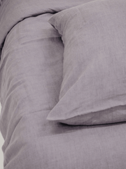 Perfect Gray Soft Linen Pillowcase - Bedroom, Linen pillowcase - FlaxLin Eco Textiles